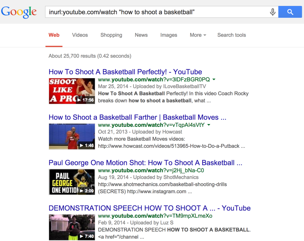 How to shoot a basketball video search