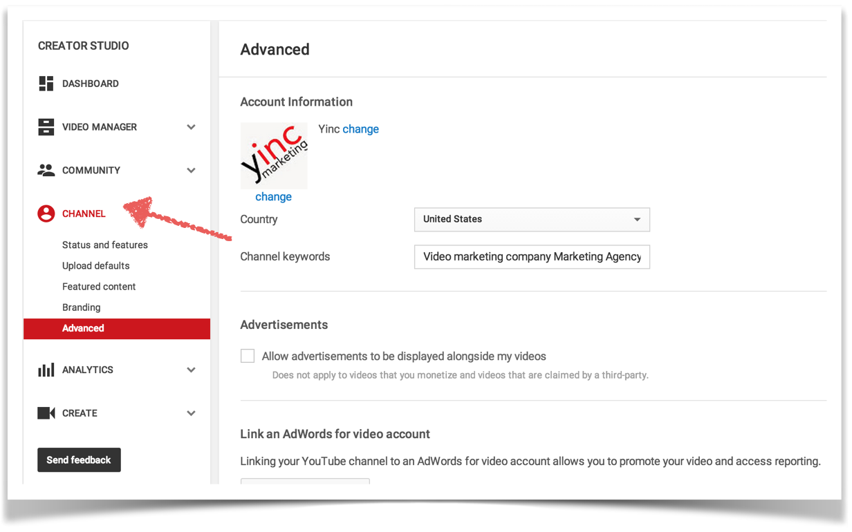 linking up Adwords, Analytics and your Website on YouTube