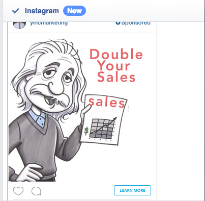 Double Your Sales Instagram Ad